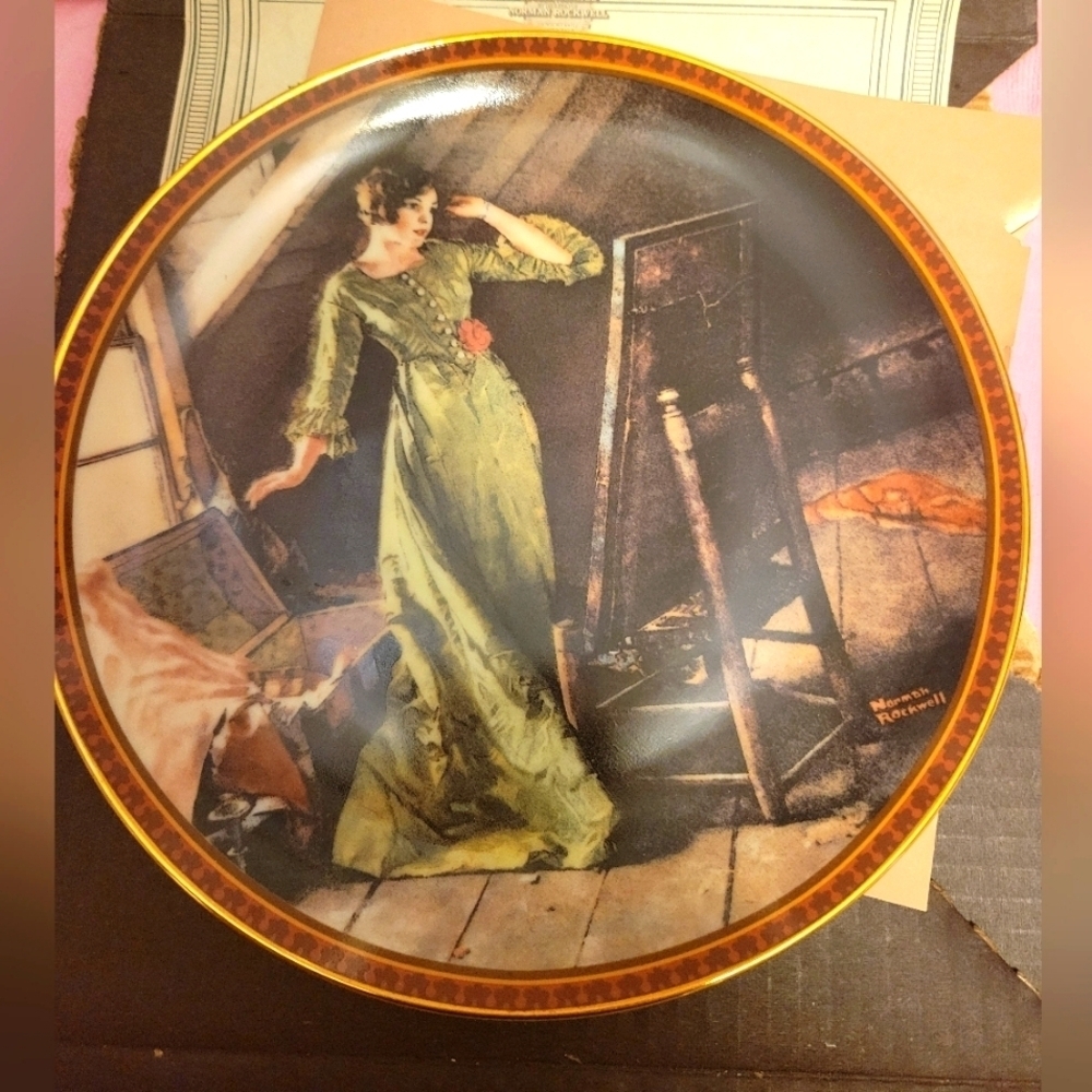 Norman Rockwell, "Quiet Reflextions" - Picture 1 of 3